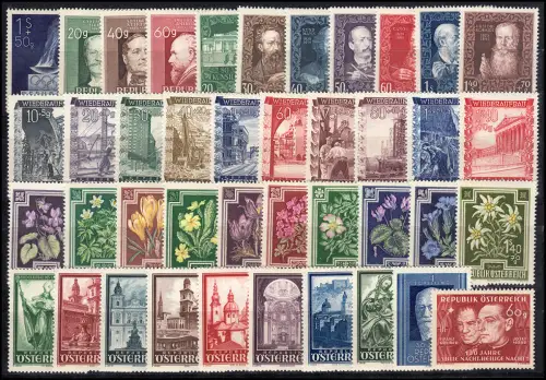 854-928 Österreich-Jahrgang 1948 komplett, postfrisch **