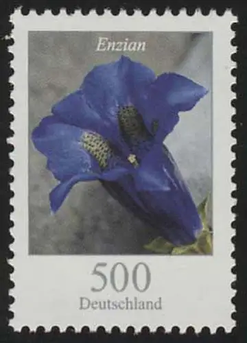 2877 Dauerserie Blumen 500 Cent - Enzian, postfrisch **