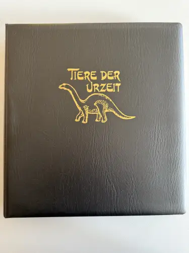 Motiv Tiere der Urzeit / Dinos - Nordamerika A-G ** Lindner-Album, 35 Seiten