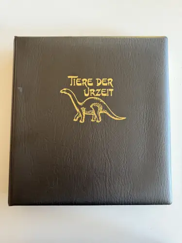 Motiv Tiere der Urzeit / Dinos - Nordamerika H-Z ** Lindner-Album, 40 Seiten