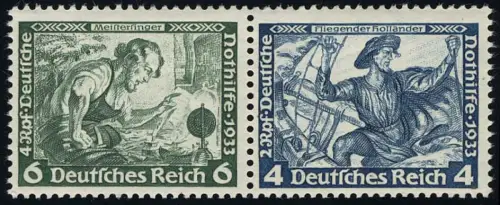 Wagner Zusammendruck W47 6+4, postfrisch **