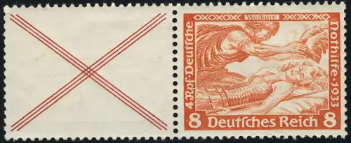 Wagner Zusammendruck W51 X+8, postfrisch **