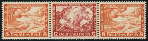 Wagner Zusammendruck W58 8+12+8, postfrisch **