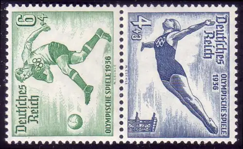 Olympia ZD SK 27 4+6, postfrisch **