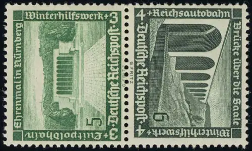 Bauten 1936 Zusammendruck SK 29 5+6, postfrisch **