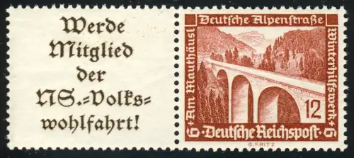 Bauten 1936 ZD W111 A11+12, postfrisch **