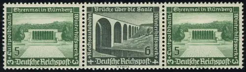 Bauten 1936 Zusammendruck W120 5+6+5, postfrisch **