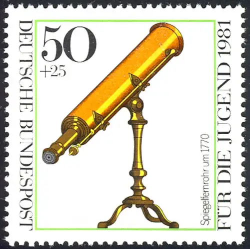 1091 Jugend Optische Instrumente 50+25 Pf, postfrisch **