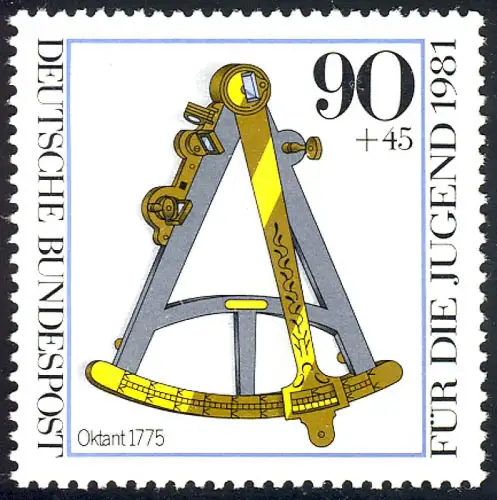 1093 Jugend Optische Instrumente 90+45 Pf, postfrisch **