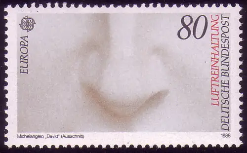 1279 Europa Natur- & Umweltschutz 80 Pf - Nase, postfrisch **