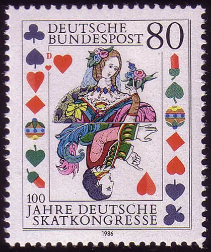 1293 Deutsche Skatkongresse, postfrisch **