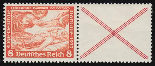 Wagner Zusammendruck W53 8+X, postfrisch **