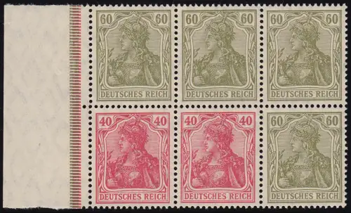 Germania/Ziffern 1921 HBL 34B, postfrisch **