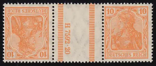 Germania 1921 ZD KZ1, postfrisch **