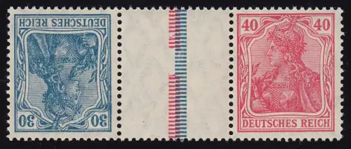 Germania 1921 ZD KZ4.2.1, postfrisch **