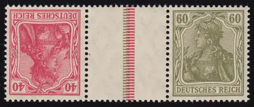 Germania/Ziffern 1921 ZD KZ6, postfrisch **