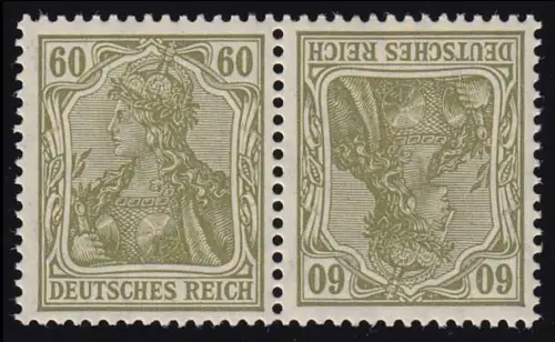 Germania/Ziffern 1921 ZD K4, postfrisch **