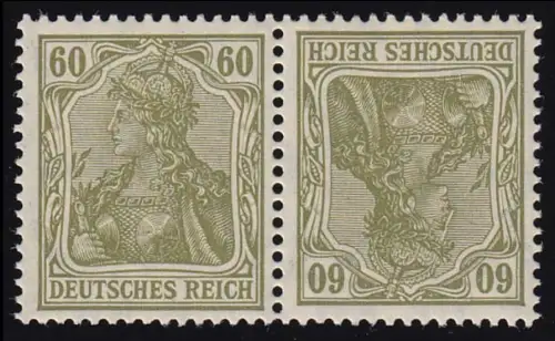Germania/Ziffern 1921 ZD K4, postfrisch **