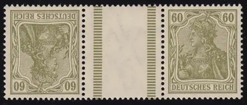 Germania/Ziffern 1921 ZD KZ7, postfrisch **