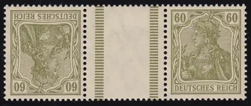 Germania/Ziffern 1921 ZD KZ7, postfrisch **