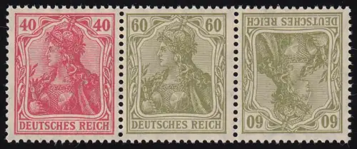 Germania/Ziffern 1921 ZD WK3, postfrisch **