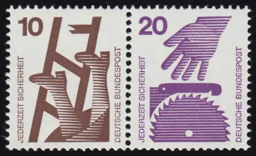 W38 ZD Unfall 10-20 Pf., postfrisch **