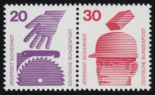 W40 ZD Unfall 20-30 Pf., postfrisch **