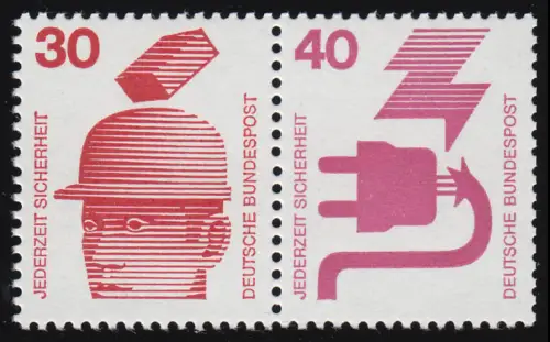 W42 ZD Unfall 30-40 Pf., postfrisch **