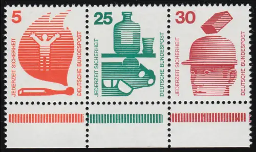 W44 ZD Unfall 5-25-30 Pf. Unterrand, postfrisch **