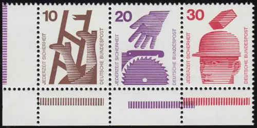 ER W39.3 ZD Unfall 10-20-30 Pf. Ecke unten links, postfrisch **