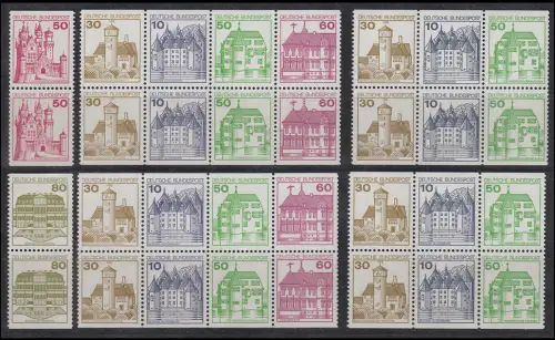 32 C/D-Werte aus MH Burgen und Schlösser komplett, Set postfrisch **