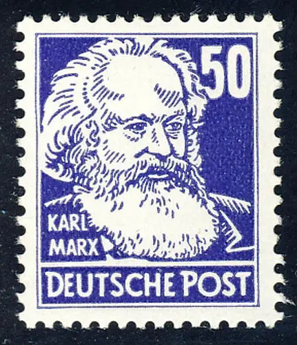 337 Karl Marx 50 Pf, postfrisch **