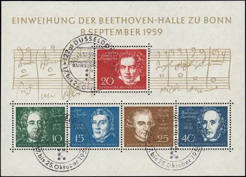 Block 2 Beethovenhalle SSt Kunststoffmesse Düsseldorf 24.10.1959