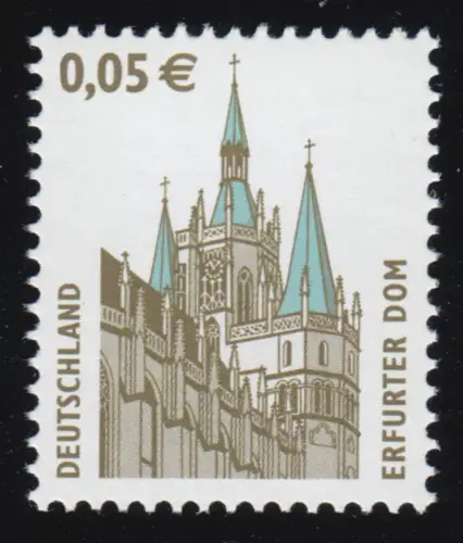 2381 Sehenswürdigkeiten 0,05 Euro Erfurter Dom, postfrisch **