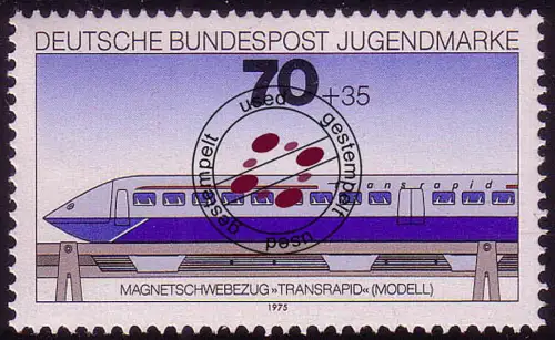 839 Jugend Lokomotiven 70+35 Pf, gestempelt O