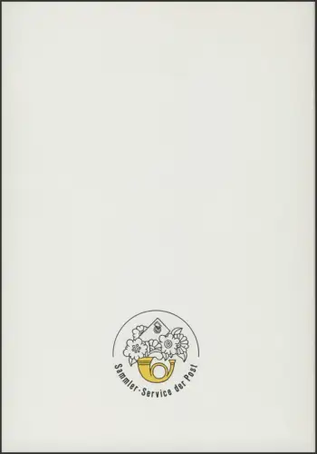 Jahresgabe der Post Weihnachten, mit Marke und ESSt Bonn 10.11.1988