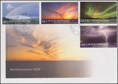 Wohlfahrt 2009 - Himmelserscheinungen, FDC ESST Berlin
