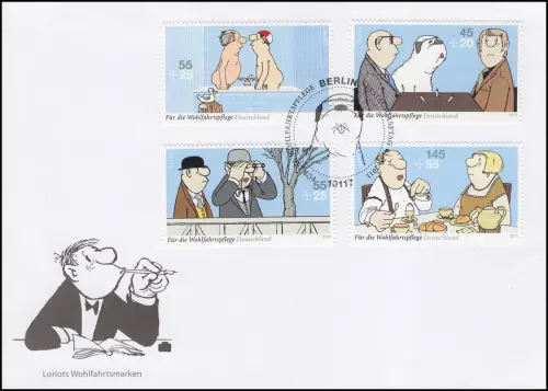 Wohlfahrt 2011 - Loriot Filmszenen, FDC ESST Berlin