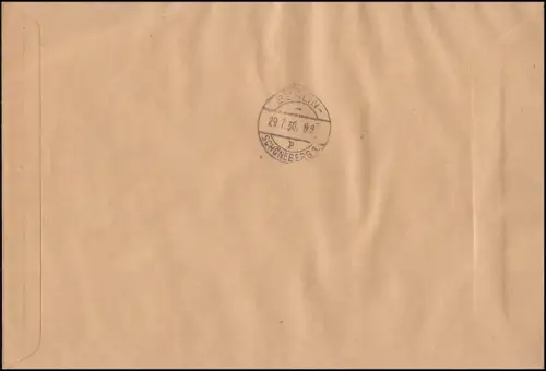 Block 4 Das Braune Band, R-Bf. Sonder-RZettel München Riem Rennplatz SSt 26.7.36