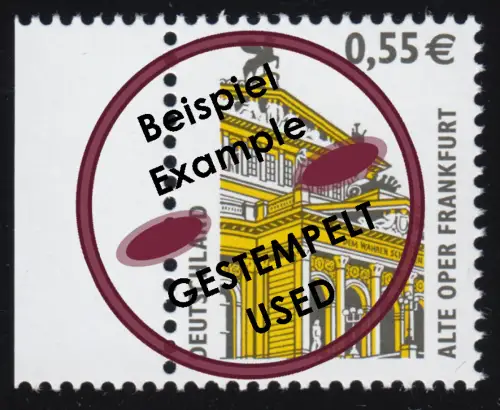 2300 Sehenswürdigkeiten 0,55 Euro Alte Oper Frankfurt Bogenmarke O
