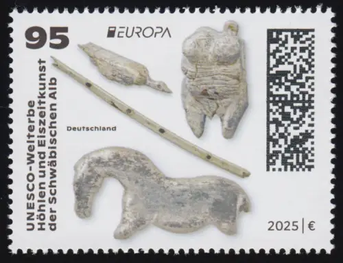 3907 Höhlen- und Eiszeitkunst - UNESCO Welterbe aus Bl. 94, postfrisch **