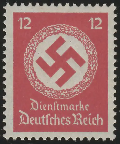 138b Behördendienst 12 Pf., Wz.4, postfrisch **