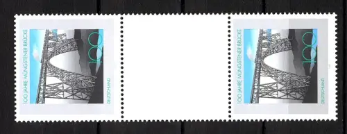 1931 ZW Müngstener Brücke - Zwischensteg-Paar, postfrisch **