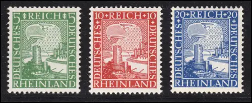 372-374 Rheinland 1000 Jahre deutsch, 3 Werte - Satz postfrisch **