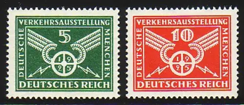 370-371 Verkehrsausstellung 1925 - Satz postfrisch **