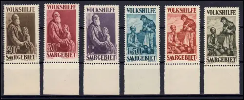 128-133 Volkshilfe 1928, Satz sauber postfrisch **, Befund Ney VP