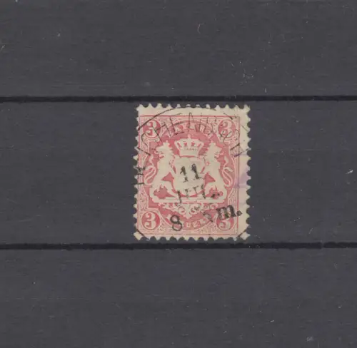 Bayern 23X Wappen 3 Kreuzer - Stempel 20a Einkreisstempel REICHENBACH 11.7.