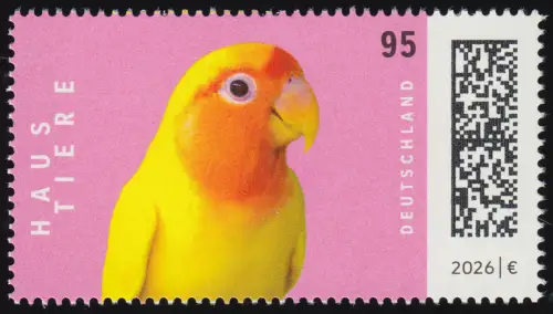 3942 Beliebte Haustiere - Vogel, Lovebird, postfrisch **