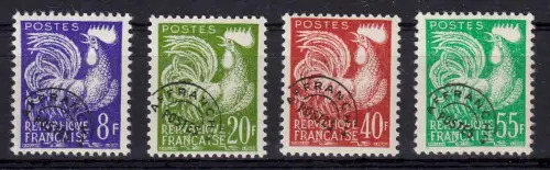 Frankreich 1302-1305 Dauermarken - Vorausentwertungen, Satz postfrisch **