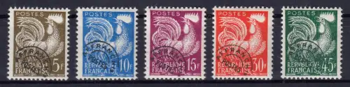 Frankreich 1150-1154 Dauermarken - Vorausentwertungen, Satz postfrisch **